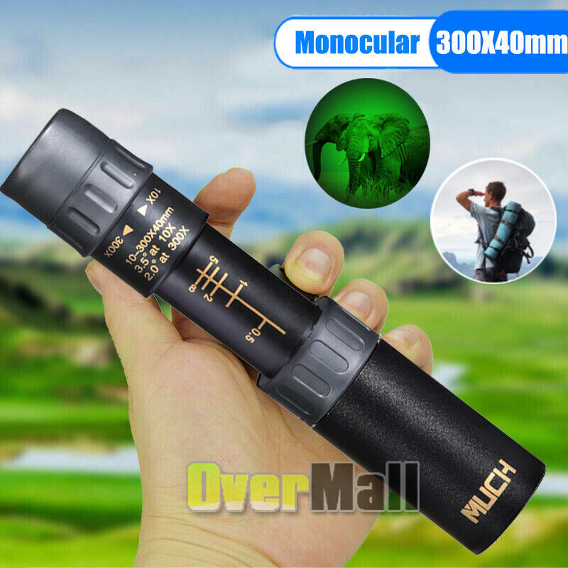 Waterproof bak4 starscope telescope with day / night vision 10-300x40mm monocular telescope-