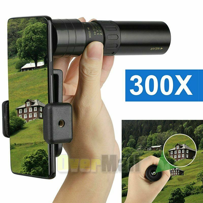 Waterproof bak4 starscope telescope with day / night vision 10-300x40mm monocular telescope-