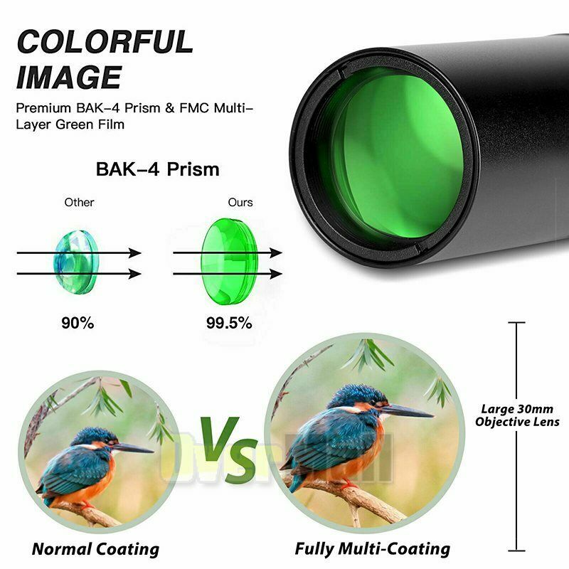 Waterproof bak4 starscope telescope with day / night vision 10-300x40mm monocular telescope-