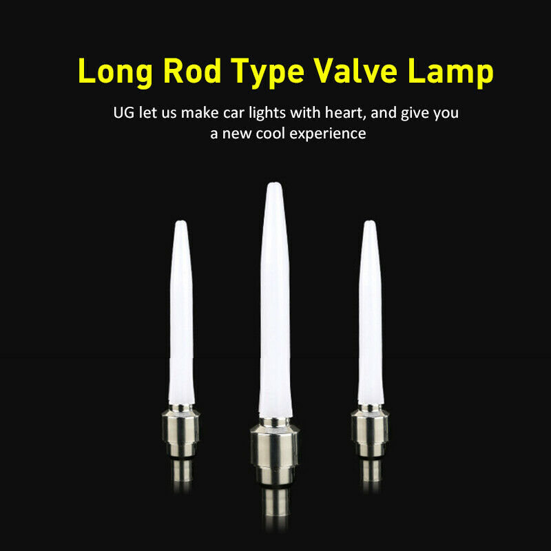 2pcs LED lamp stem cap is suitable for bicycle, automobile and motorcycle wheel tire lamp~~-