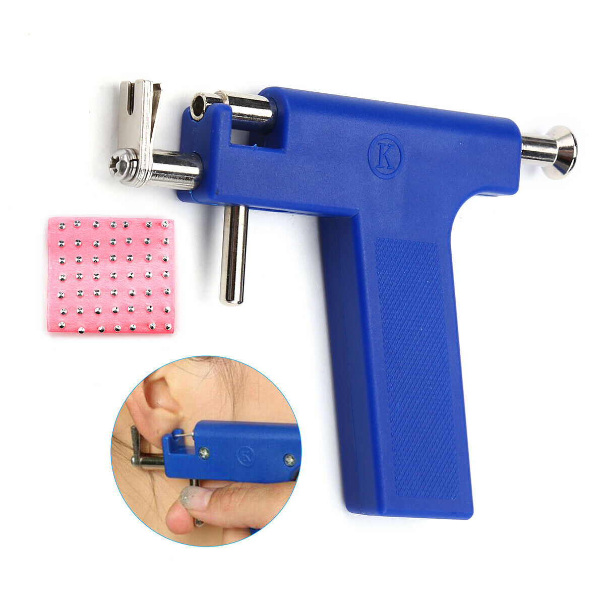 Professional ear piercing gun with 98pcs bolt kit tool kit ear nose Navel Body-