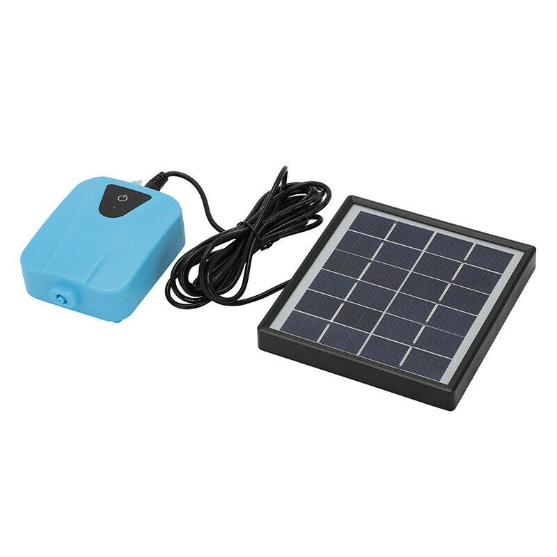 Solar Air Pump Oxygenator Powered Panel for Aquarium Fish Tank Pond Pool Aerator