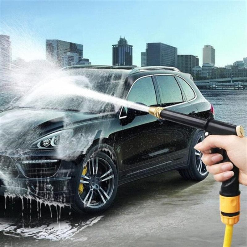 New Copper-plated Nozzles High Pressure Car Wash Water Gun Home Car Dual-use Car Wash High