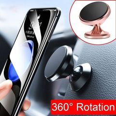 360-degree universal car phone holder with magnetic tuyere holder Black 1 pcs