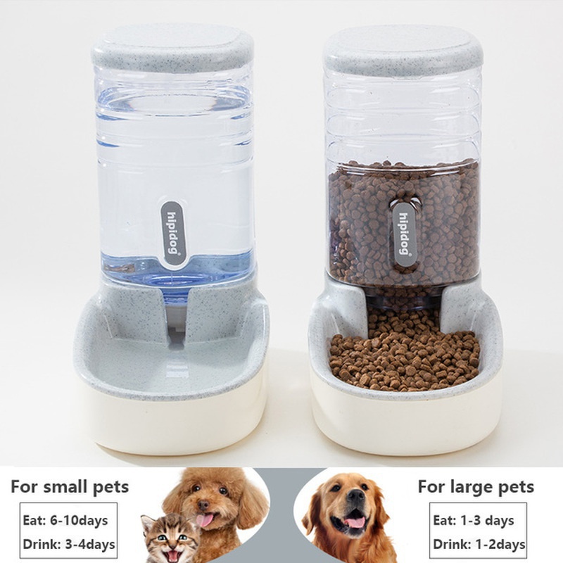 NEW 3.8L Pet Cat Automatic Feeders Large Capacity Cat Water Fountain Plastic Dog Feeder Unplugged