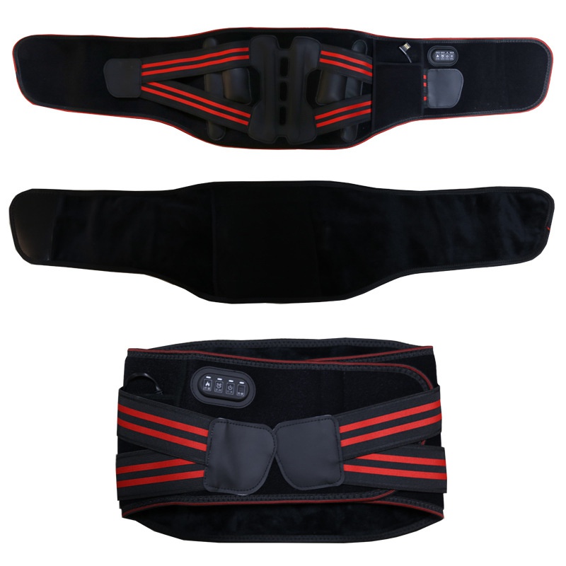 Graphene Heating Belt Hot Compress Vibration Massage Warm Lumbar Disc Protruding Support Belt