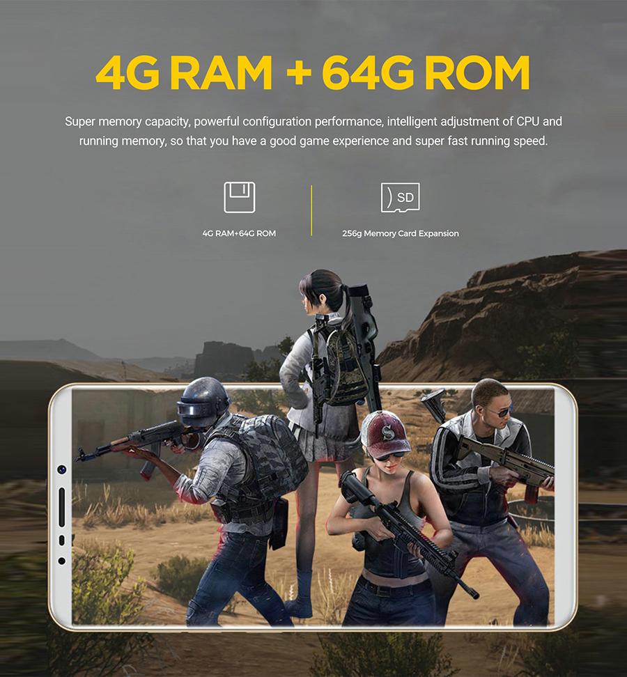 New phone 4G+64G 6.0inch 4GLTE Dual SIM 16MP+8MP BSD v9x Face&Fingerprint unlock smartphone blue 5