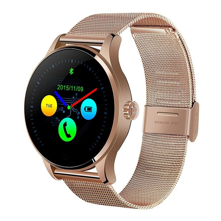 NEW K88H Smart Bluetooth Watch Heart Rate Monitor Stainless Steel Smartwatch  for IOS/Andriod