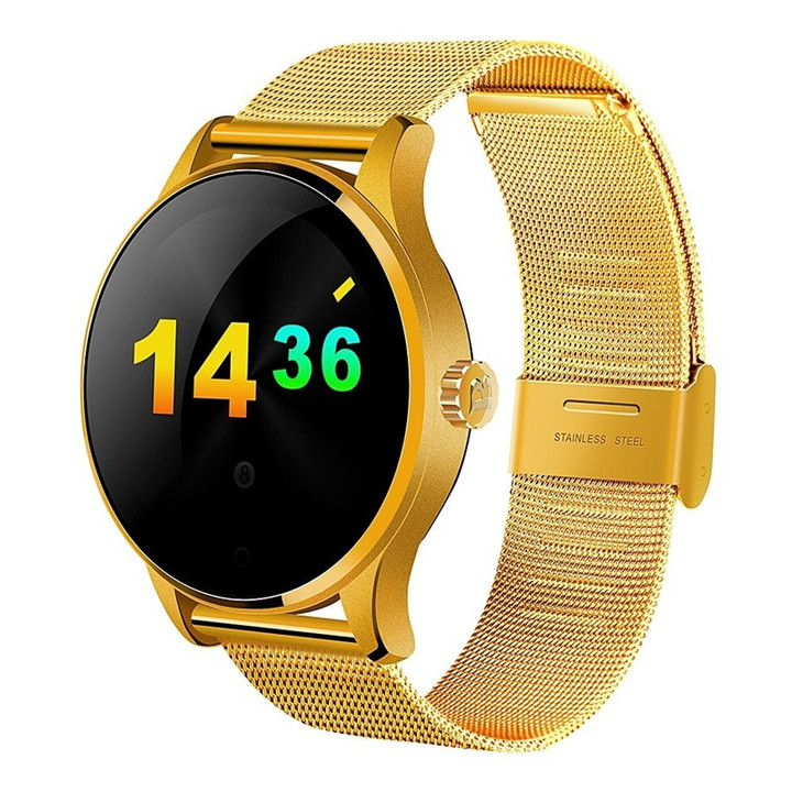NEW K88H Smart Bluetooth Watch Heart Rate Monitor Stainless Steel Smartwatch  for IOS/Andriod