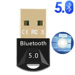 DERE BAT01 USB wireless BT5.0 Adapter 5.0 Receiver 5.0 Dongle High Speed Transmitter wireless USB Adapter For Laptop PC Computer Black Bluetooth Adapter