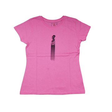 funky african design top medium pink