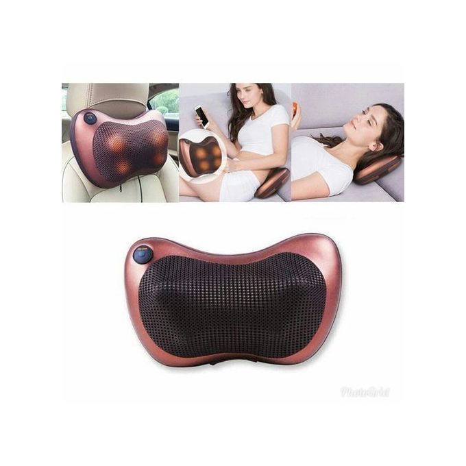 Massager Pillow Automobiles Home Dual-Uses Infrared Heating Massager- multicolour