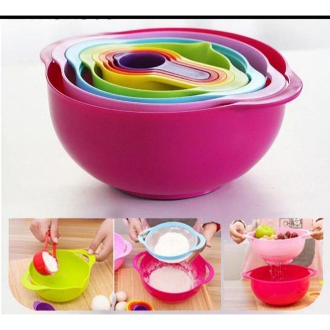 Mixing Baking Bowls &amp; measuring cups 8pcs set