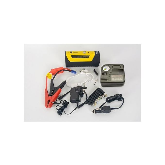 16800mah Portable Power Bank &amp; Diesel Petrol Car Jump Starter With Air Compressor