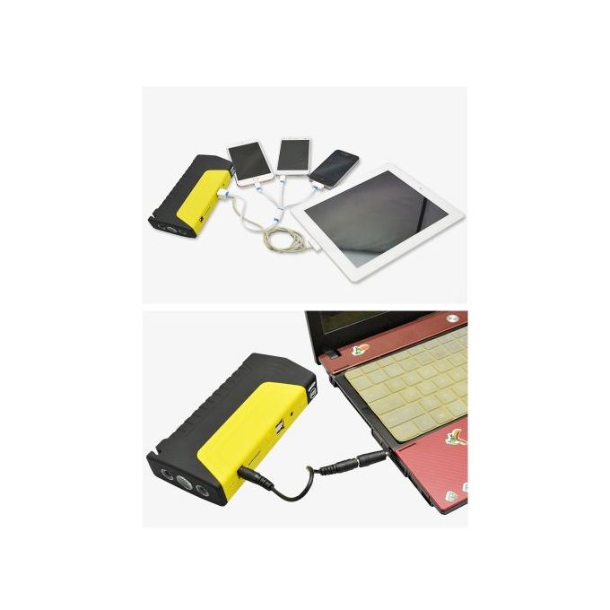 16800mah Portable Power Bank &amp; Diesel Petrol Car Jump Starter With Air Compressor