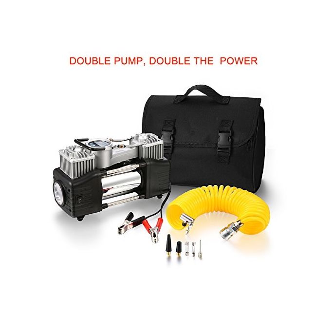 2 Cylinder Tyre Inflator Air Compressor