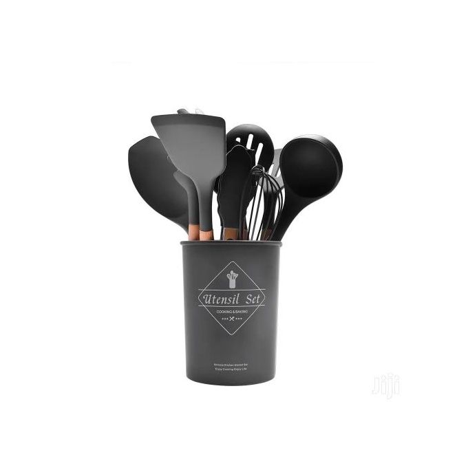 Silicone Non-Stick Cooking Spoons Set