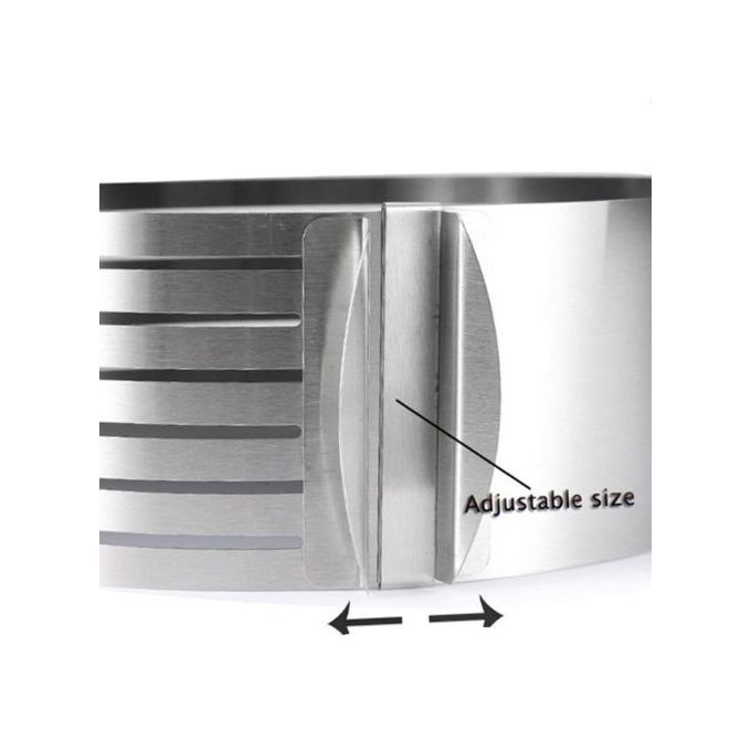 Adjustable Cake Cutter Slicer (Stainless Steel)