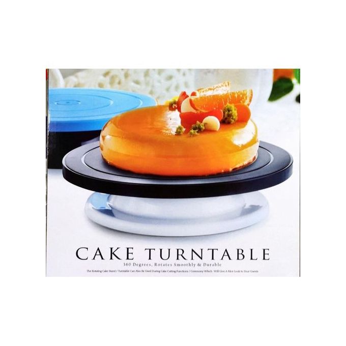 Signature Cake Turntable/ Cake Rotating Plate multicolour,Pink,white,blue,grey
