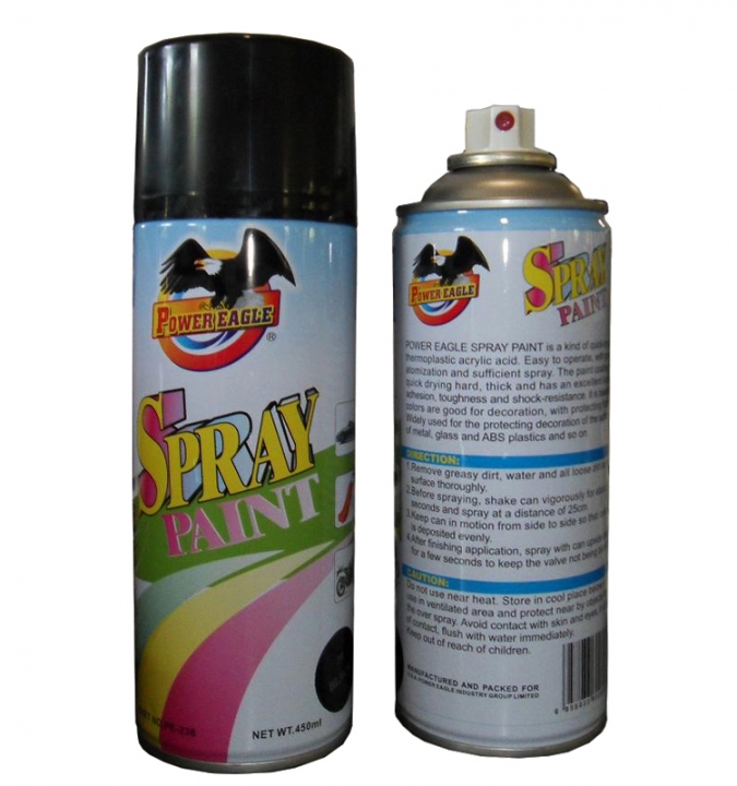 Spray Paint black