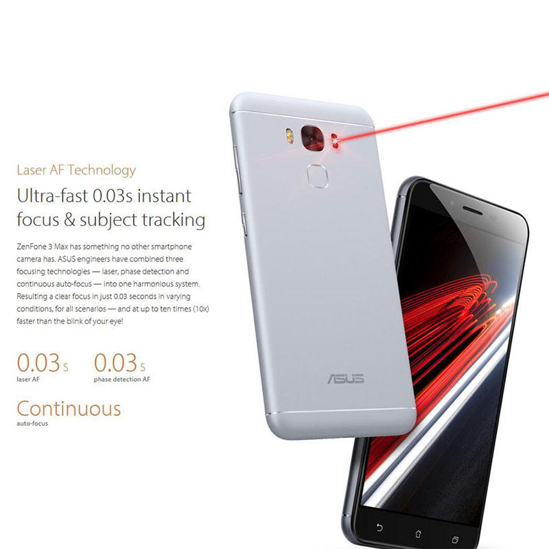 ASUS ZenFone 3 Max 4G LTE Phone 5.5&quot; 3GB 32GB Original [Certified refurbished]