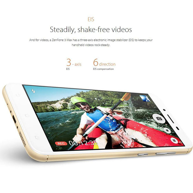 ASUS ZenFone 3 Max 4G LTE Phone 5.5&quot; 3GB 32GB Original [Certified refurbished]