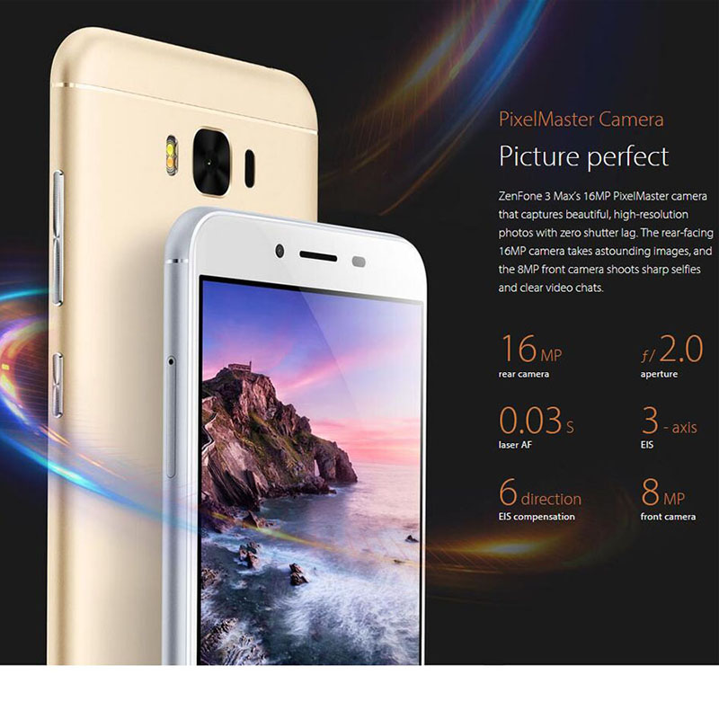 ASUS ZenFone 3 Max 4G LTE Phone 5.5&quot; 3GB 32GB Original [Certified refurbished]