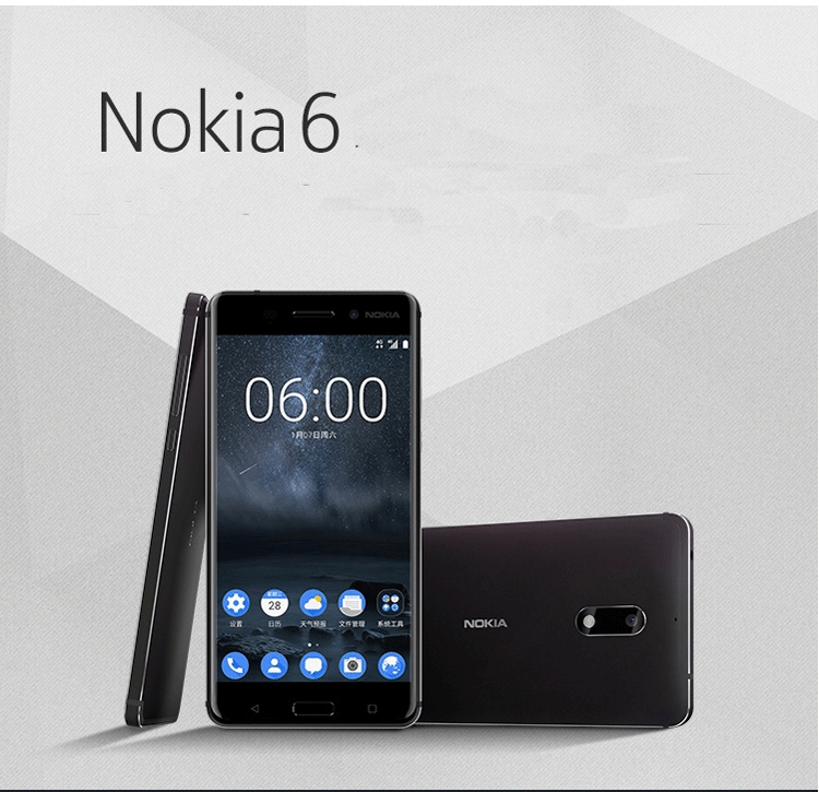 Refurbished phone Nokia 6 – 5.5” - 64 GB ROM – 3.5GB RAM – 16MP+8MP Camera – Dual SIM Smartphone black 2