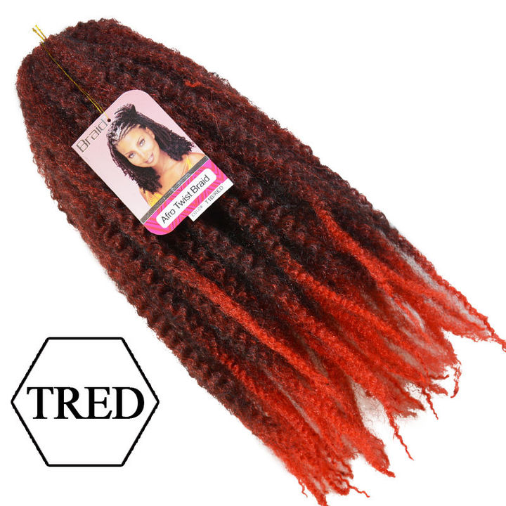 African Dirty Braided Wig Marley Braids Afro Kinky Curly Hair