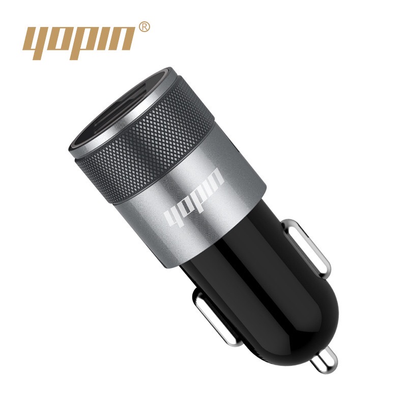 Quick Charger Double USB Car Charger Sixfold Protection with CE FCC RoHS Authentication