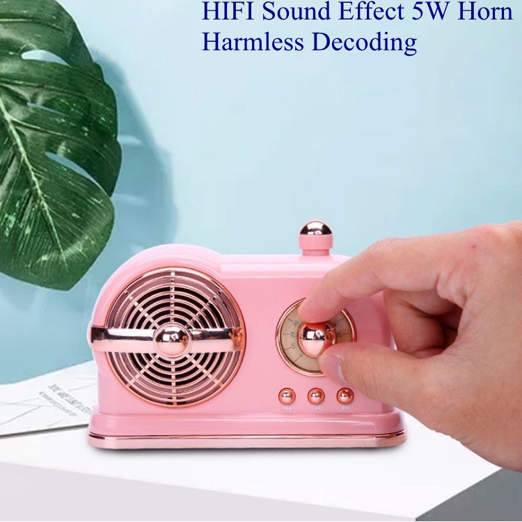 Classical Bluetooth Speaker Wireless Radio Card-plugging Mobile Phone Speaker