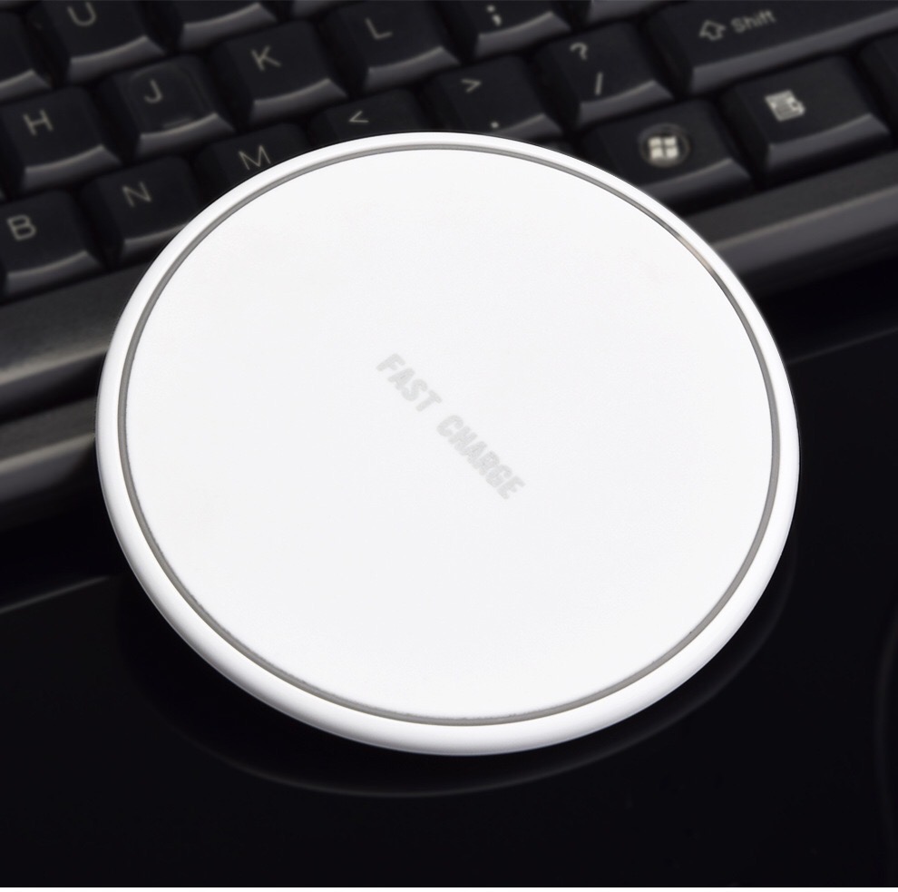 Quick Charger Transparent Border Wireless Charger for iPhone Huawei Xiaomi Samsung