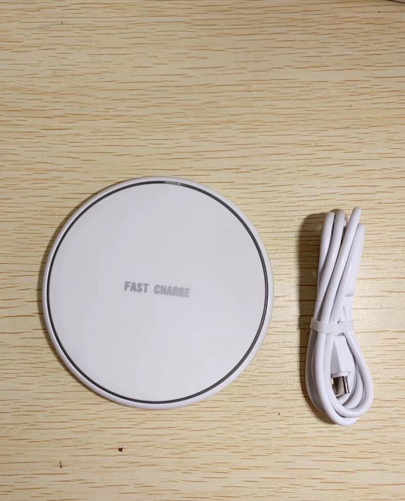 Quick Charger Transparent Border Wireless Charger for iPhone Huawei Xiaomi Samsung