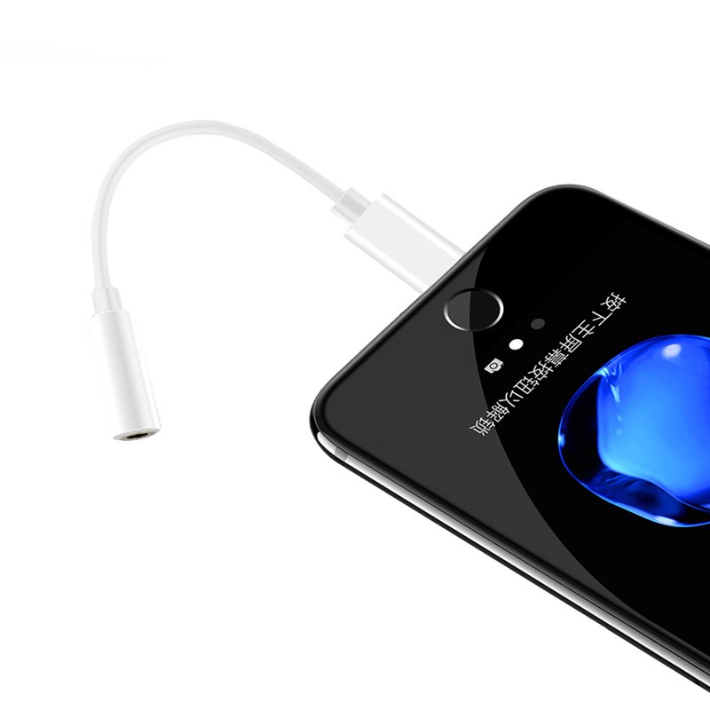 Lightning to 3.5mm earphones audio interface OTG Adapter Cable USB Cable Converter Data Cable
