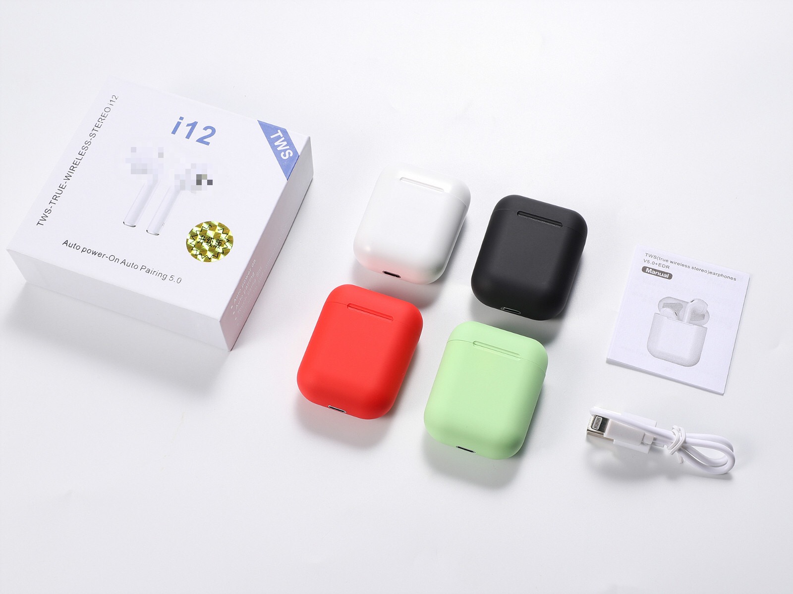 Popup touch finger print inpods12 tws earbuds earpods pro bluetooth earphones for iphone and android phones