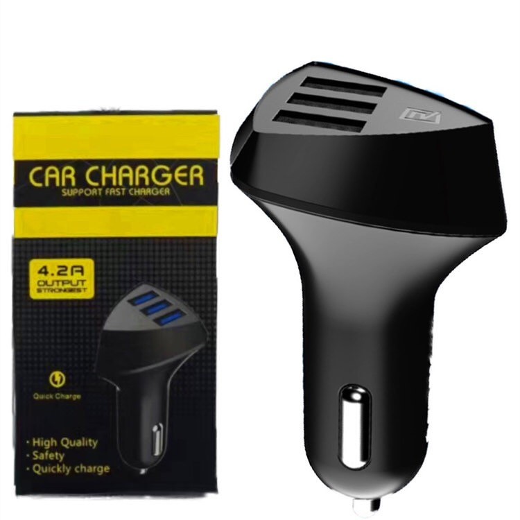 QC 3.0 Quick Charger Three USB Car Charger Sixfold Protection with CE FCC RoHS Authentication