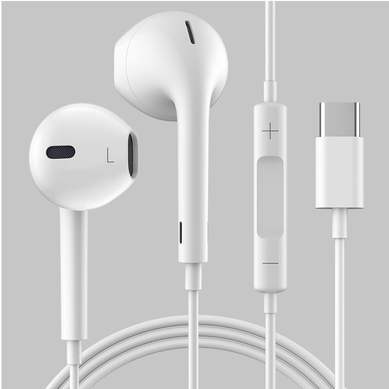 Type-C Wired In-Ear Heavy Bass Earbuds Earphones Earbuds for All Models Phones