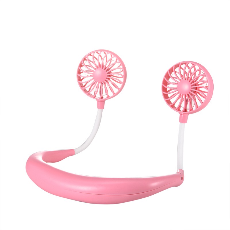 Portable mini sports fan top quality rechargeable neck cooling equipment wearable fan