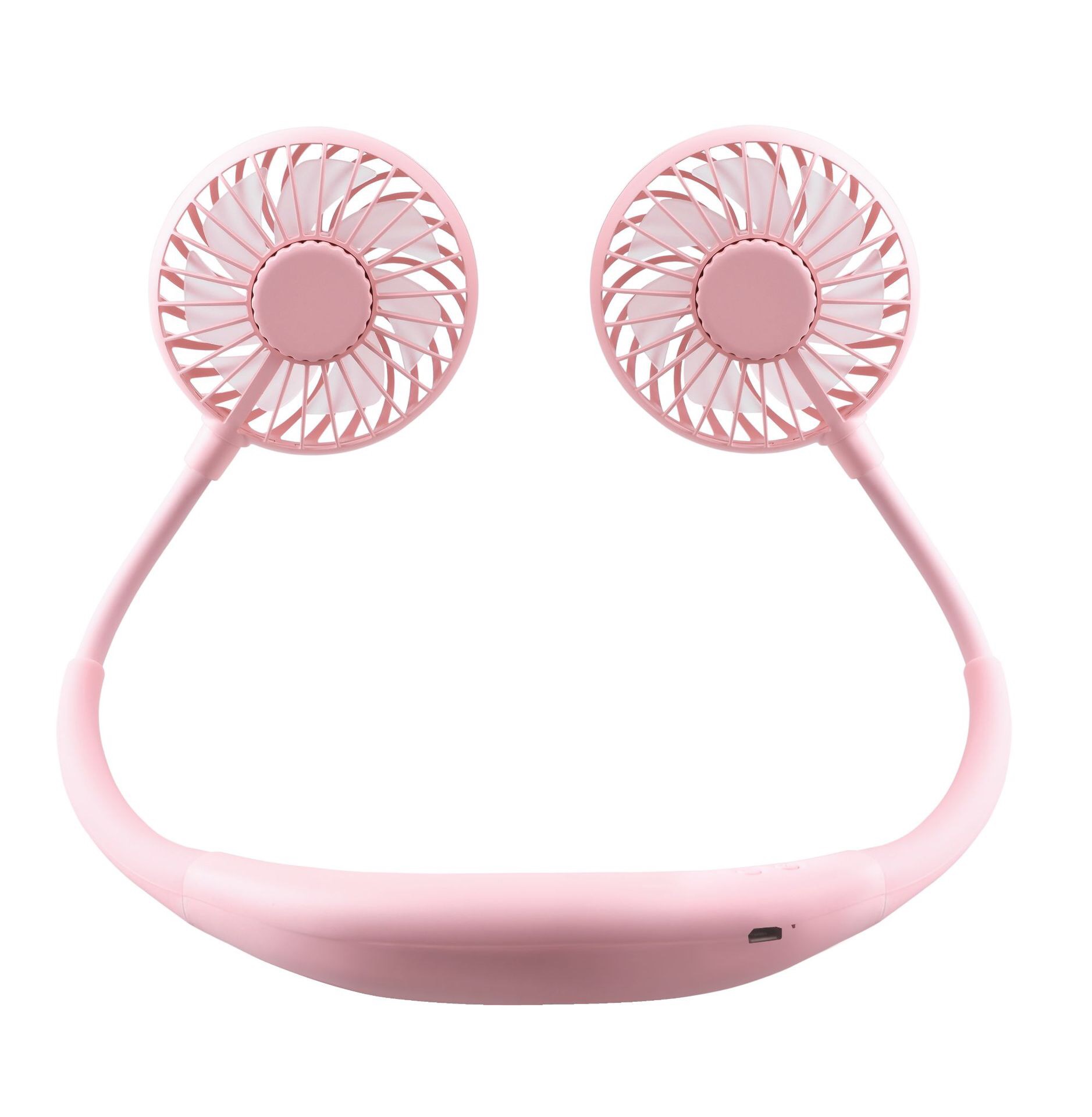 Portable mini sports fan top quality rechargeable neck cooling equipment wearable fan