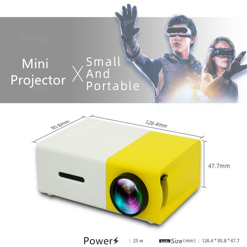 Led Mini Projector Business Android Focus Lamp HDMI Cable Wireless Audio Home Business Projector