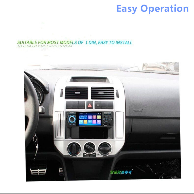 Car 4.1 inches captive touch screen U disk card plug  bluetooth MP5 player