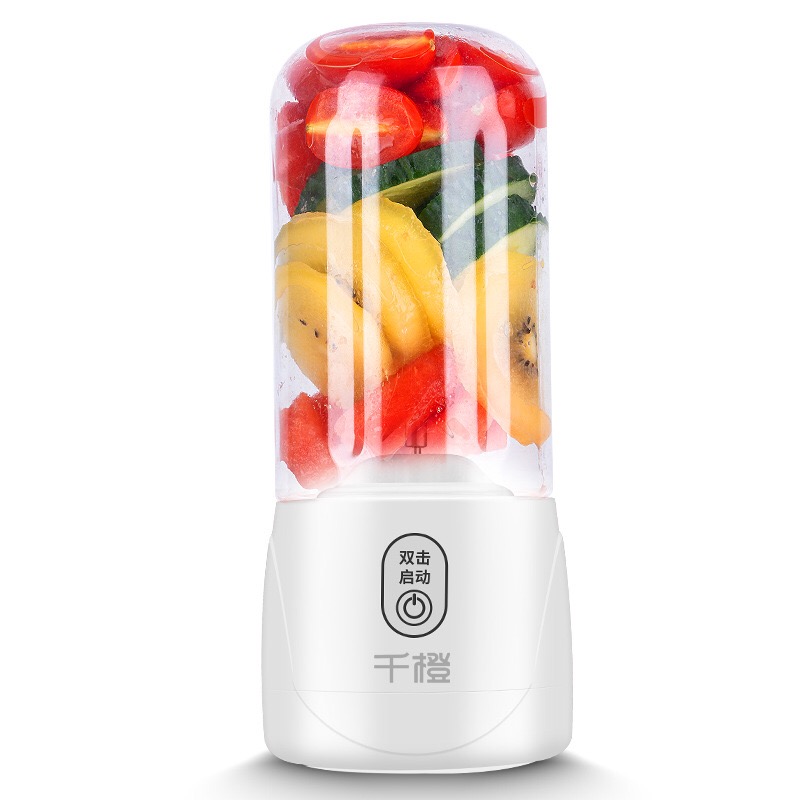Portable Mini Juicer 400ml Electric USB Rechargeable Mixer Home Office Dormitory Blender Juice Cup Maker