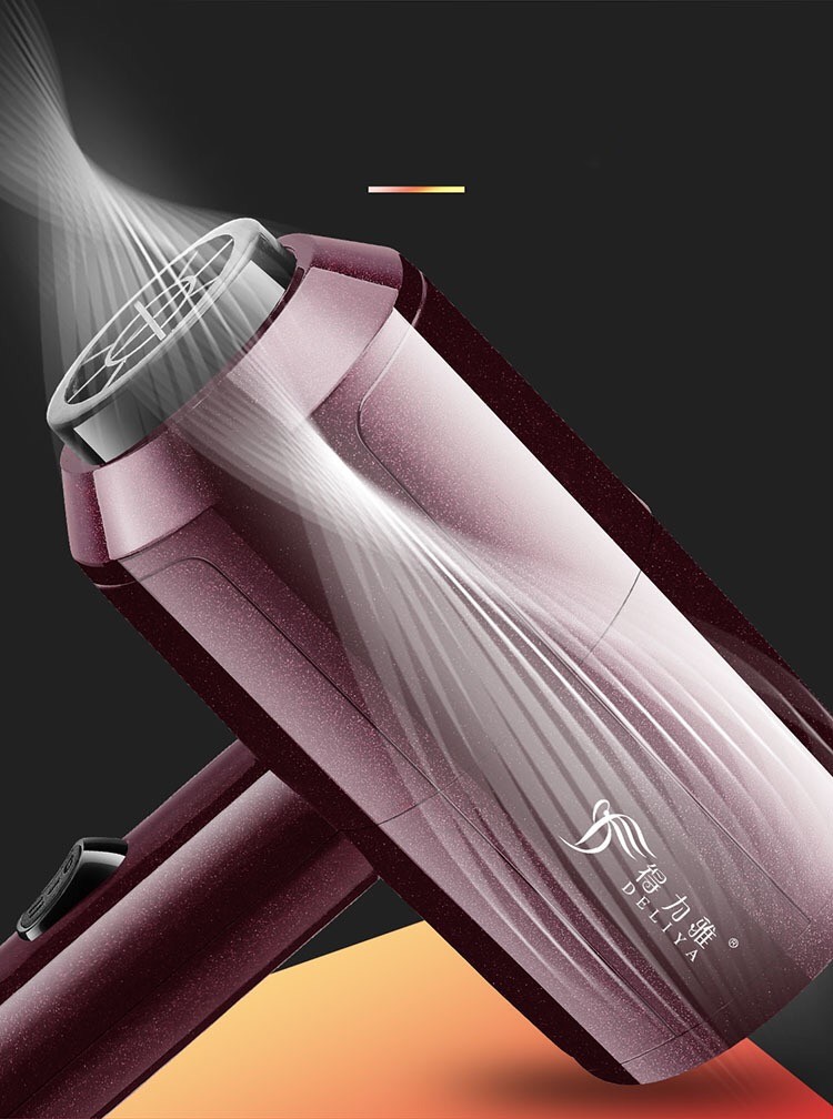 Powerful Low Noise Warm Cold Hot Wind Styling Mini Hair Dryer Professional Blowers Blow Dryer with Combs