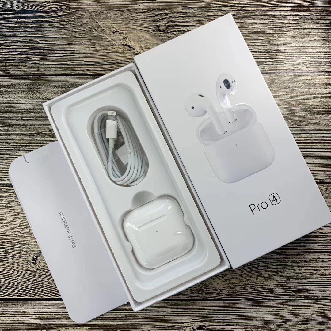 New fourth generation earpods pro noise cancelling renaming repositioning true wireless earphone mini pro4 tws earbuds inpods