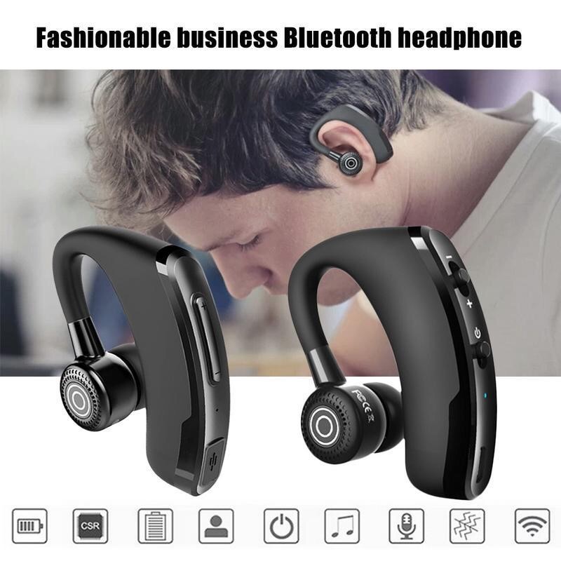Fashionable business earphones V8 stereo bluetooth earbuds voice control inpods