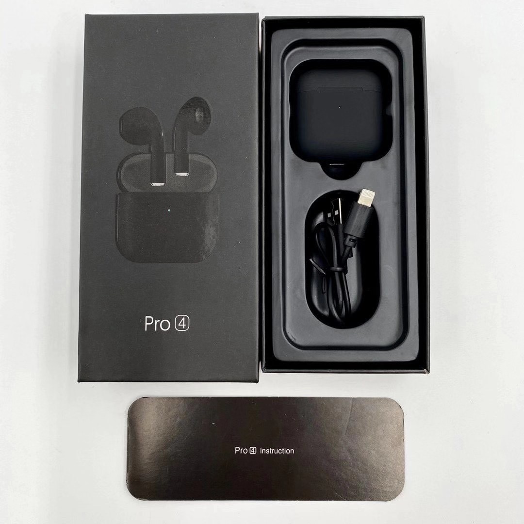 New fourth generation earpods pro noise cancelling renaming repositioning true wireless earphone mini pro4 tws earbuds inpods