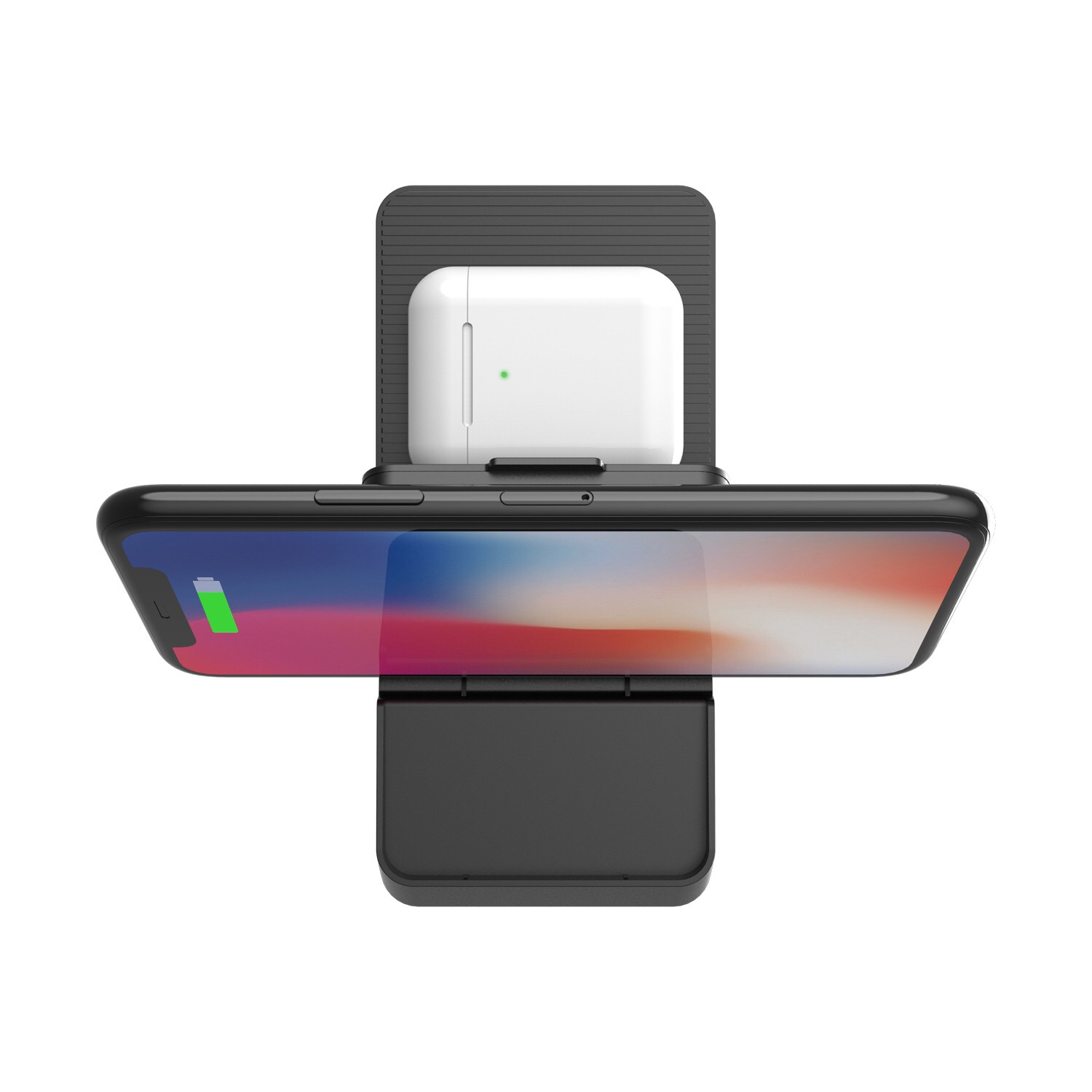 New clamshell 3 in 1 wireless charger for mobile phone Apple watch airpods