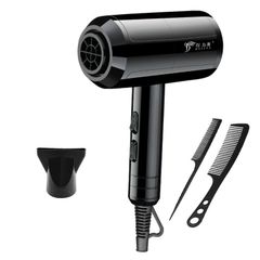 Powerful Low Noise Warm Cold Hot Wind Styling Mini Hair Dryer Professional Blowers Blow Dryer with Combs black DLY-8030