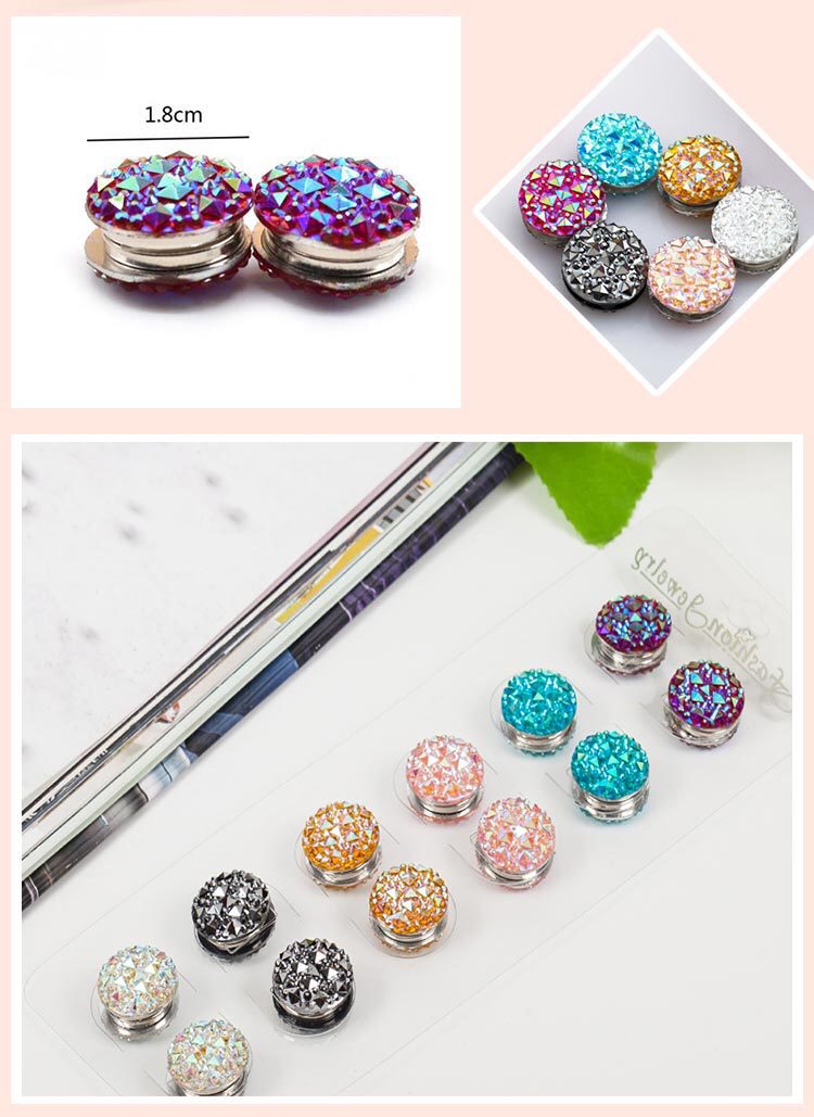 Muslim lady head scarf strong magnetic anti slip brooch pin clips hijab