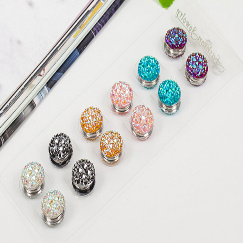 Muslim lady head scarf strong magnetic anti slip brooch pin clips hijab